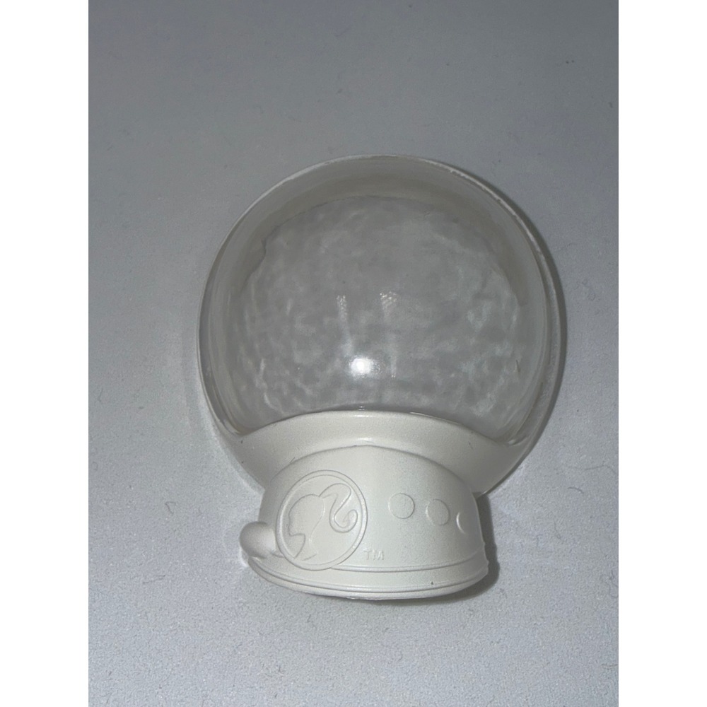 Barbie Astronaut Helmet Doll Accessory White Front part only